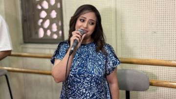 ريهام عبد الحكيم تجري بروفات حفلها ضمن الموسم الصيفي لدار الاوبرا