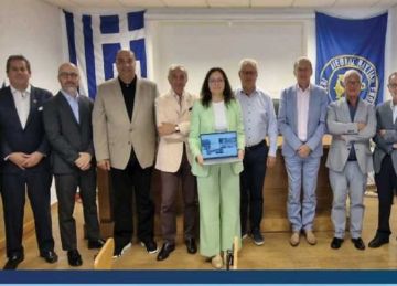 غرفة ملاحة الإسكندرية تشارك باجتماع منظمة وسطاء ووكلاء السفن باليونان لمناقشة تحديات مجتمع الشحن بالشرق الأوسط (صورة)