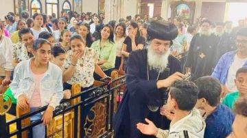 قداس عيد مارجرجس ولقاء لشباب كنائس كفر صقر وأولاد صقر بالشرقية