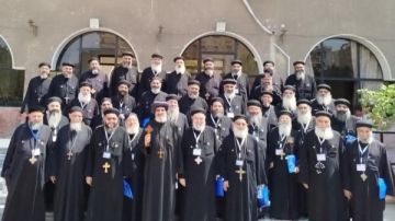 لقاء الأنبا أنجيلوس مع كهنة مجالس الأحوال الشخصية الفرعية للقاهرة والجيزة لقاء الأنبا أنجيلوس مع كهنة مجالس الأحوال الشخصية الفرعية للقاهرة والجيزة