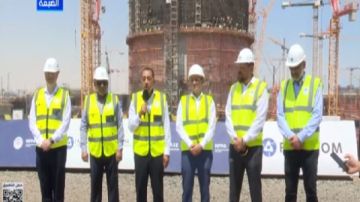 مؤتمر صحفي لرئيس الوزراء عقب تفقده مشروع إنشاء المحطة النووية بالضبعة