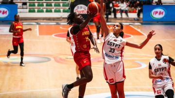 منتخب سيدات السلة يحقق فوزه الأول في بطولة الأفروباسكت على حساب أنجولا