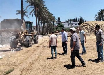 ضمن الموجة الـ 26.. إزالة 6 حالات تعد على أراضي أملاك الدولة في الشرقية
