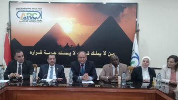 رئيس مركز البحوث الزراعية يستقبل وفدا رفيع المستوى من دولة ناميبيا لتعزيز التعاون المشترك رئيس مركز البحوث الزراعية يستقبل وفدا رفيع المستوى من دولة ناميبيا لتعزيز التعاون المشترك