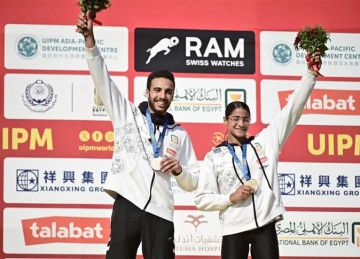 مهند شعبان: ذهبية التتابع ثمرة تعب كبير رغم الإصابة.. ونستعد للأهم في بطولة العالم مهند شعبان: ذهبية التتابع ثمرة تعب كبير رغم الإصابة.. ونستعد للأهم في بطولة العالم