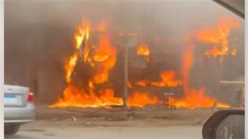 حريق كرم الشام المنتزه.. التفاصيل الكاملة بعد اندلاع النيران بالفيديو