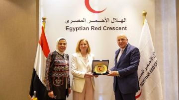 الهلال الأحمر يستقبل وزيرة خارجية النمسا مستعرضا جهود مصر في الاستجابة لأزمتي غزة والسودان