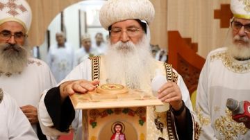 تدشين مذبح الأنبا بيشوي بطما على يد الأنبا إسحق أسقف الإيبارشية