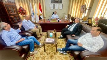 مسئولو السويس الجديدة يستقبلون وفدا من شركة السويس للبترول ضمن مبادرة اعرف مدينتك 