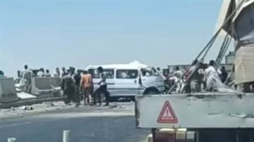 مصرع 10 أشخاص وإصابة 9 آخرين في حادث مروع على إقليمي المنوفية