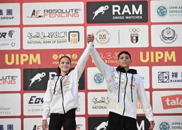  شهد ومؤمن يتوجان بفضية المختلط ببطولة العالم للتتابعات للخماسي الحديث