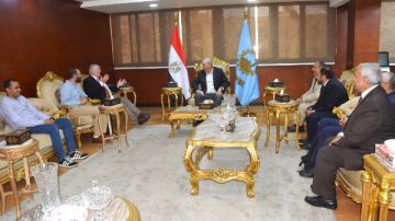 محافظ الغربية يترأس اجتماع بدء تنفيذ أكبر محطة معالجة صرف صحي بالدلتـا