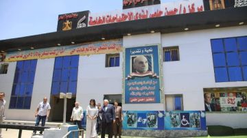 محافظ الوادي الجديد ورئيس التحالف الوطني يتفقدان مركز حسن حلمي و حديقة 30 يونيو