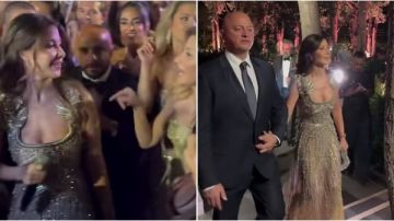 نانسي عجرم تحيي حفل زفاف ابن ايلي صعب بحضور زوجها