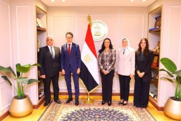 وزيرة التضامن الاجتماعي تلتقي رئيس بعثة اللجنة الدولية للصليب الأحمر