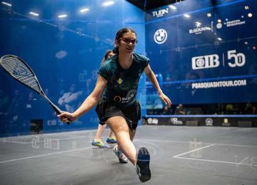 أمينة عرفي تتأهل إلى ربع نهائي بطولة العالم للاسكواش