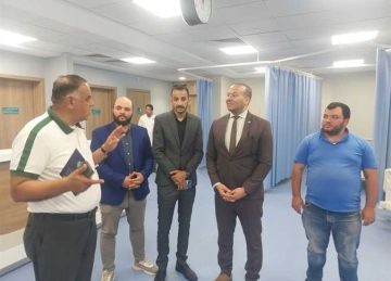 وكيل صحة مطروح يتفقد مستشفى الأكاديمية العربية بالعلمين تمهيدا لتشغيله