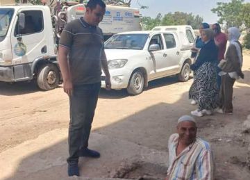 قافلة مائية لخدمة أهالي قرية قنتير بمركز فاقوس في الشرقية