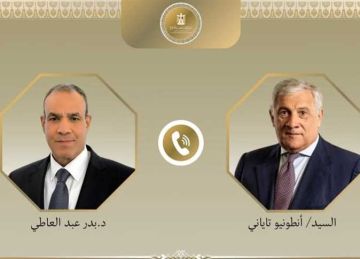 وزير الخارجية يطلع نظيره الإيطالى على جهود مصر لاستئناف وقف إطلاق النار بقطاع غزة