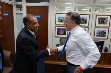 وزير الخارجية يلتقي رئيس اللجنة الفرعية للعلاقات الخارجية المعنية بالشرق الأوسط ومكافحة الإرهاب بالشيوخ الأمريكي