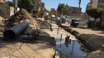 للمرة الثالثة خلال 10 أيام.. كسر في خط المياه الرئيسي لقرية بالمنوفية للمرة الثالثة خلال 10 أيام.. كسر في خط المياه الرئيسي لقرية بالمنوفية