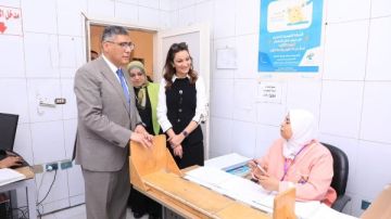 محافظ الجيزة يدشن حملة 100 يوم صحة من مركز ميت عقبة بالعجوزة