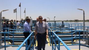 محافظ الجيزة يطلق التشغيل التجريبي لـ 3 محطات صرف صحي بالصف ضمن مشروعات حياة كريمة