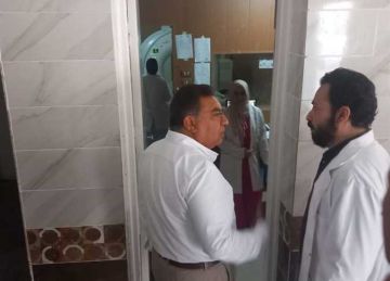 محافظ الدقهلية يبدي استيائه من سوء حالة النظافة بمستشفى بلقاس محافظ الدقهلية يبدي استيائه من سوء حالة النظافة بمستشفى بلقاس