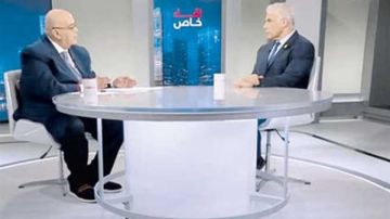 عماد أديب يثير الغضب بعد حواره مع زعيم المعارضة الإسرائيلي يائير لابيد.. التفاصيل الكاملة عماد أديب يثير الغضب بعد حواره مع زعيم المعارضة الإسرائيلي يائير لابيد.. التفاصيل الكاملة