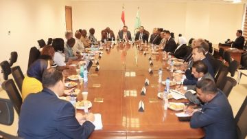 وزير الزراعة يبحث مع وفد برلماني ناميبي تعزيز التعاون بالقطاع بين البلدين وزير الزراعة يبحث مع وفد برلماني ناميبي تعزيز التعاون بالقطاع بين البلدين