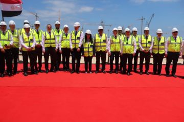 وفد روسي رفيع يتفقد مشروع محطة الضبعة النووية في مصر