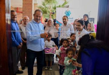 أسقفية الخدمات عضو التحالف الوطني تفتتح حضانة لتنمية الطفولة المبكرة بقرية سلامون