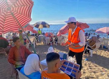  شباب ورياضة الإسكندرية تجوب الشواطئ بحملات توعية بخطورة الإدمان والمخدرات (صور)