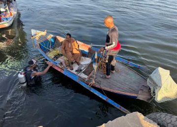 استمرار عمليات البحث عن شاب غرق في مياه النيل في العياط