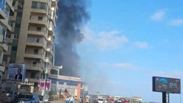 السيطرة على حريق بمطعم ملحق بفندق شهير بالإسكندرية صور السيطرة على حريق بمطعم ملحق بفندق شهير بالإسكندرية صور