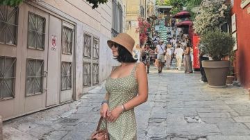 من اليونان.. بسنت شوقي تثير الجدل بإطلالة جريئة