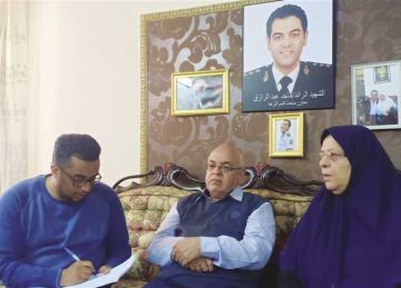  الإرهابيين كانوا عايزين يرجعونا لأيام سودة .. والدة الشهيد ماجد عبدالرازق: حق أبوك رجع النهارده يا ليلى 