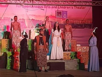 قصور الثقافة تختتم العرض المسرحي مركب الشمس للأطفال بأسوان