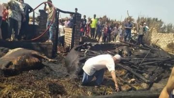 حصر المنازل المتضررة من حرائق برخيل في سوهاج لصرف التعويضات حصر المنازل المتضررة من حرائق برخيل في سوهاج لصرف التعويضات