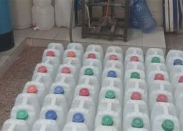 ضبط مصنع غير مرخص لتعبئة مياه شرب بمركز أشمون في المنوفية