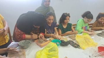 لنشر الوعي الأثري.. ورش نحت للأطفال داخل متحف كفر الشيخ