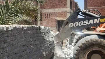 إزالة 6 حالات تعد بمساحة 144 مترا بمركزي الزقازيق ومنيا القمح