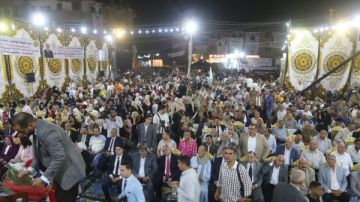 مؤتمر جماهيري بملوي لدعم الجبهة الوطنية بانتخابات الشيوخ مؤتمر جماهيري بملوي لدعم الجبهة الوطنية بانتخابات الشيوخ