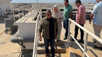 موجز اخبار جنوب سيناء.. مبارك بتفقد محطة معالجة دهب.. والجبهة الوطنية يحث الناخبين على المشاركة