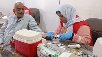 100 يوم صحة .. تقديم أكثر من 5 ملايين خدمة طبية مجانية خلال ثلاثة أيام 100 يوم صحة .. تقديم أكثر من 5 ملايين خدمة طبية مجانية خلال ثلاثة أيام