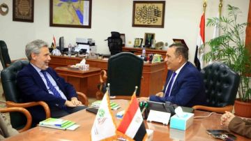 الريف المصري الجديد تبحث مع السفير الإيطالي التعاون في الزراعة والطاقة