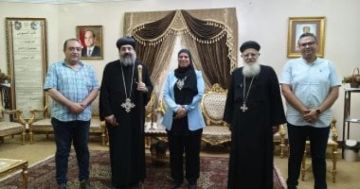 وكيل تضامن الدقهلية تبحث مع الأنبا أكسيوس التعاون فى تقديم الخدمات الاجتماعية