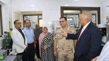 بحوث الصحراء والفنية العسكرية يناقشان المراحل النهائية لتدشين قاعدة علمية لتحلية المياه عبر شبكة الإنترنت