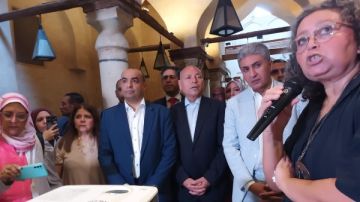 وزير السياحة والآثار يشهد فيلما تسجيليا عن مراحل تطوير قبة يحيى الشبيهي ..صور