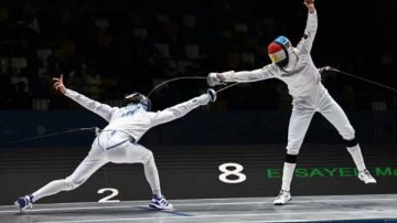 المصرية لولوة سليمان تقصى بطلة إسرائيل من منافسات بطولة العالم للسلاح فيديو